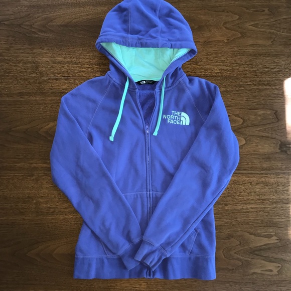 The North Face Tops The North Face Womens Purple Zip Hoodie Poshmark